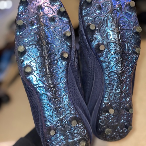 Under Armour Navy and Teal Football Cleats size - Picture 3 of 4